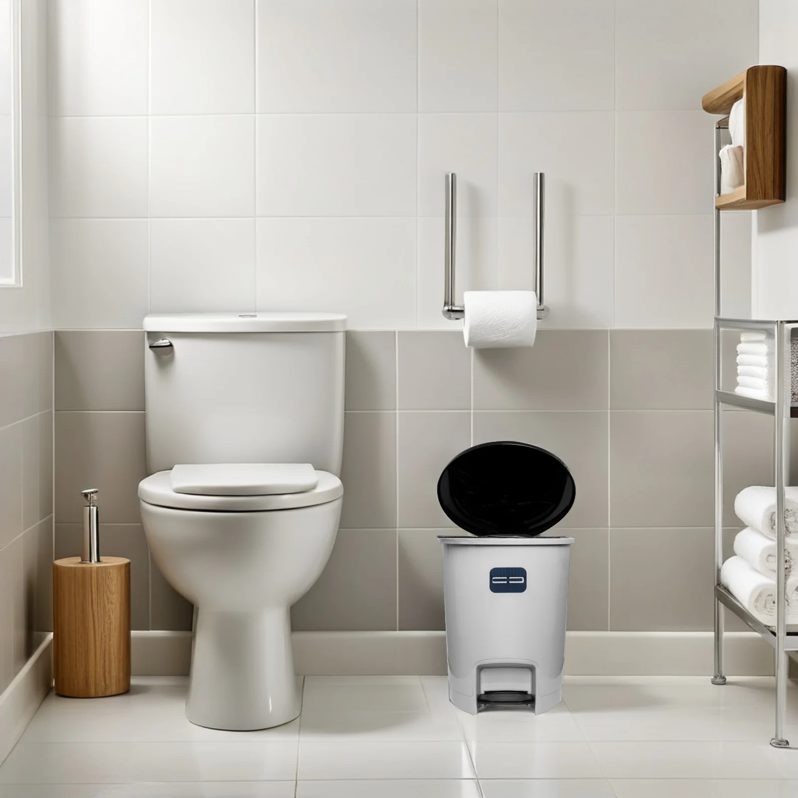 

16Pcs Trash Can Bag Holder Clips Strong Grip Garbage Bag Fixing Clamps Universal Fit for Kitchen Bathroom Office Waste Bin