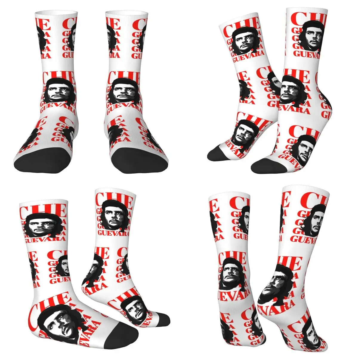 

Che Guevara Socks Harajuku High Quality Stockings All Season Long Socks Accessories for Man's Woman's Birthday Present
