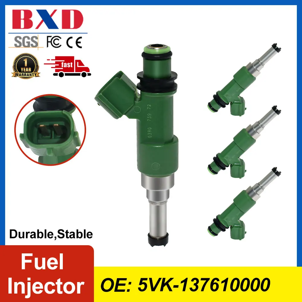1/4PCS Fuel Injector OE 5VK-137610000 5VK-13761-00-00 For Yamaha Raptor 700 700R 2006-2016 OEM Part Number 5VK137610000