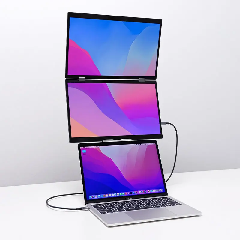 

Двухэкранный дисплей Por — складной 2,5K | Внешний расширительный экран ноутбука