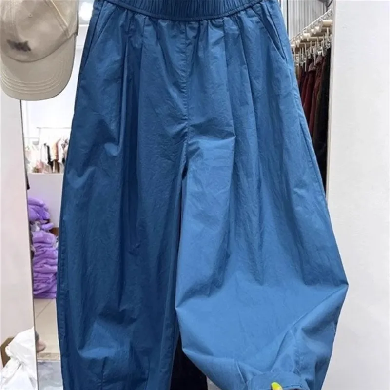 

plus Size Dad Jeans Women's 300 Pounds 2024 New Style Autumn Trendy Loose Slimming Casual Versatile Nine-Piece Pants