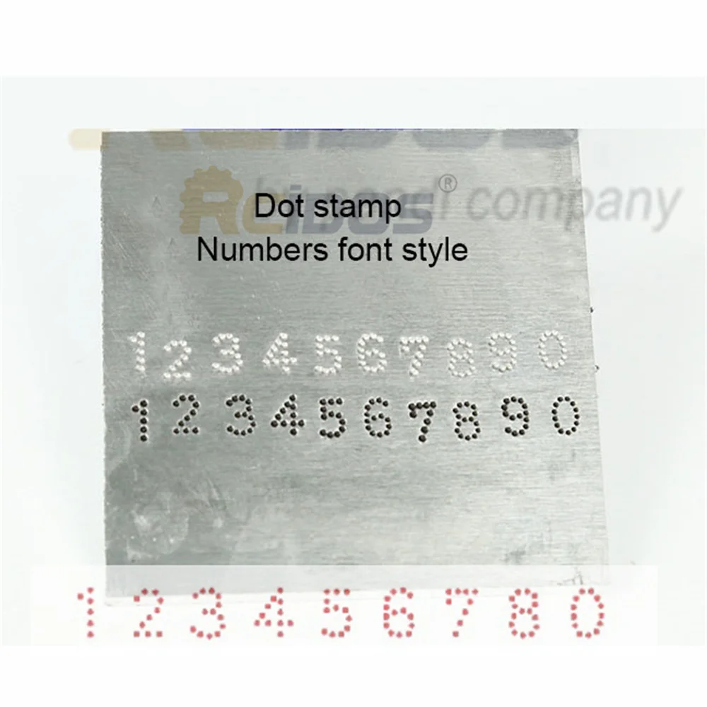 RCIDOS 12MM Numbers Dotted/lattice Motorbike,car chassis number stamp Steel word punch stamp/matrix stamp 0-8