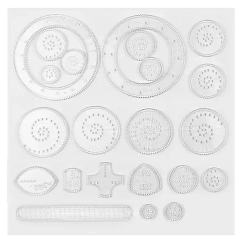 Spirograph Régua Desenho Brinquedos, Scratch Pintura Brinquedos, Interlocking Gears Wheels, Acessórios de pintura, Educational Gift, 22Pcs