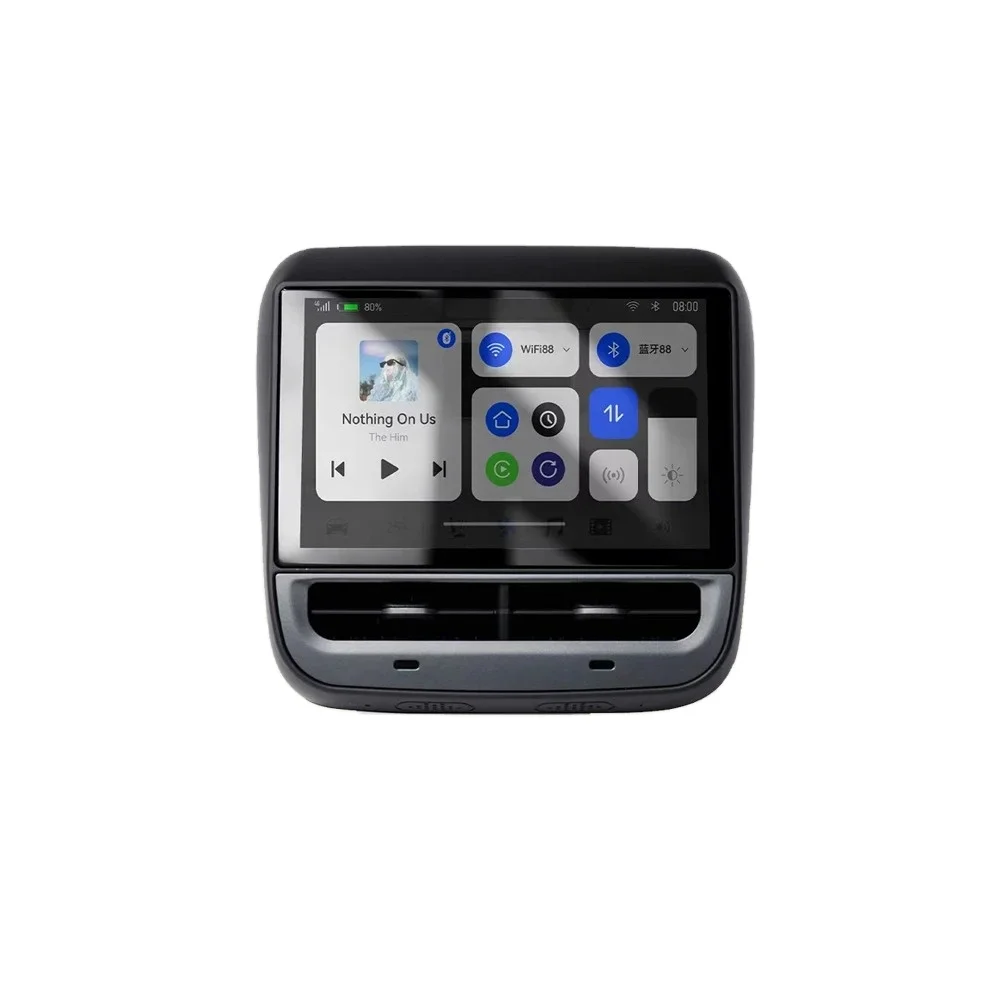 Prepared For  Model 3 or Model Y Car Rear Air Conditioner Panel Display 7 Inch Screen 4G 64G Android Multimedia Carplay Vid