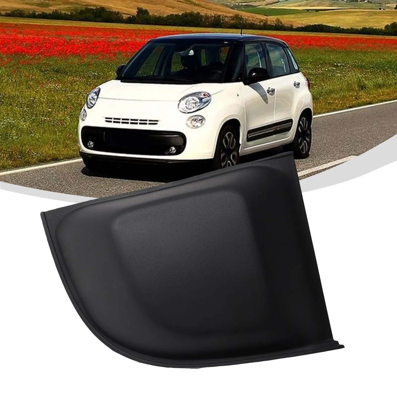 Aftermarket Replacement Front Bumper Trim Cover for Fiat For 500 (2007 2015) Cost Effective Solution Available