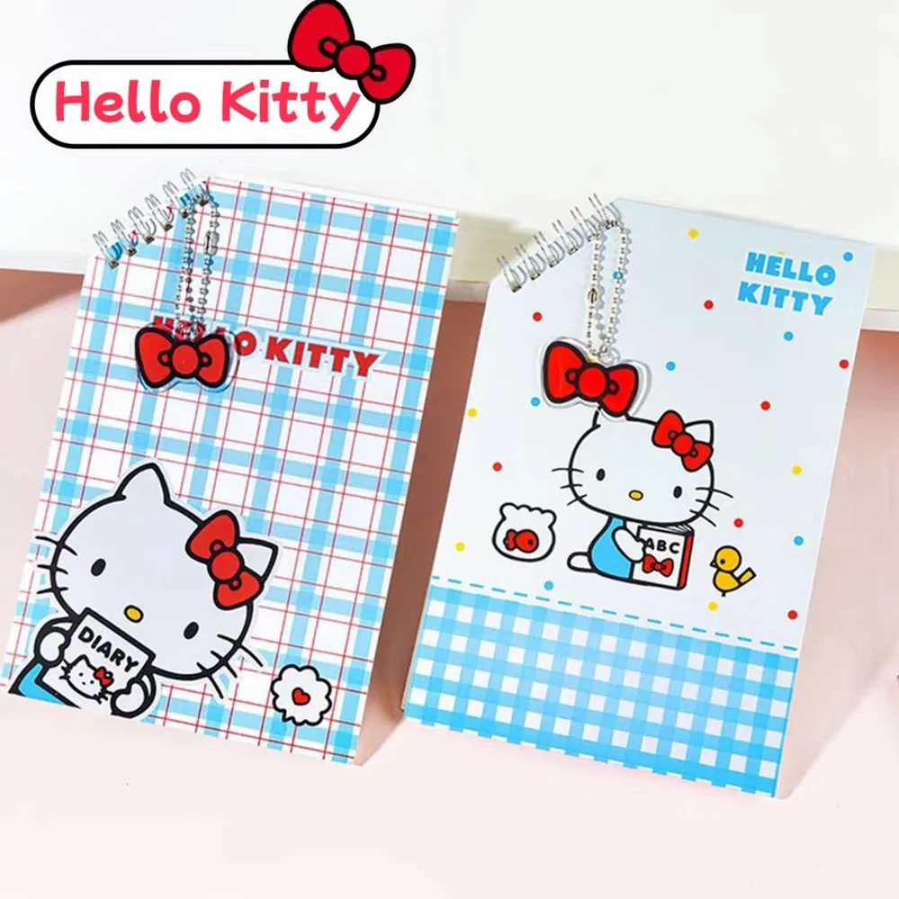 

Genuine Sanrio Hello Kitty Angled Coil Notebook Kawaii Student Fun Cartoon Diary Stationery Teacher Office Supplies Girls Gifts