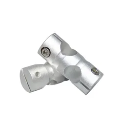 Aluminum Alloy Cylinder Fixing Clamp Cross Axis Bracket Strut Clamps Optical Axis Cross Block Steel Pipe Fixing Bracket Connecti