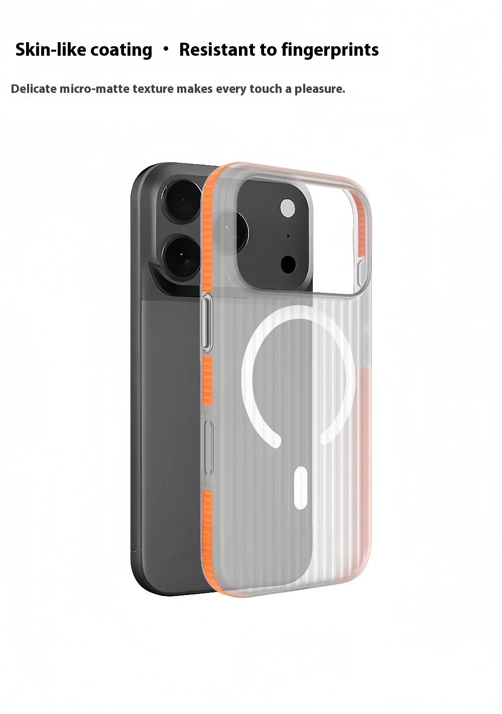 3D Corrugated For Magsafe Magnetic Phone Case For iPhone 18 17 Air 16 E 15 14 13 12 Pro Max Plus Non-slip Hard Matte Clear Cover