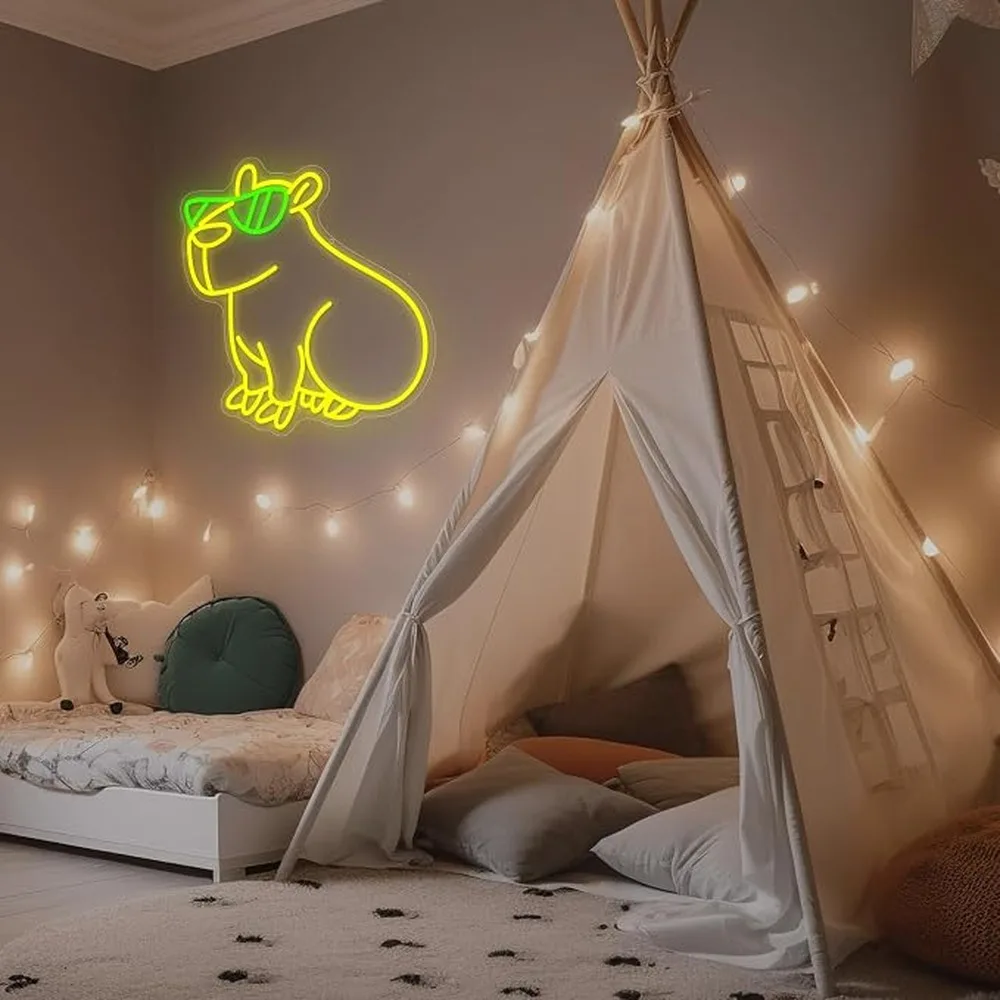 Cuddly Night Light For Kids Featuring Adorable Animal Soft Lights With Charming Stylish Glasses