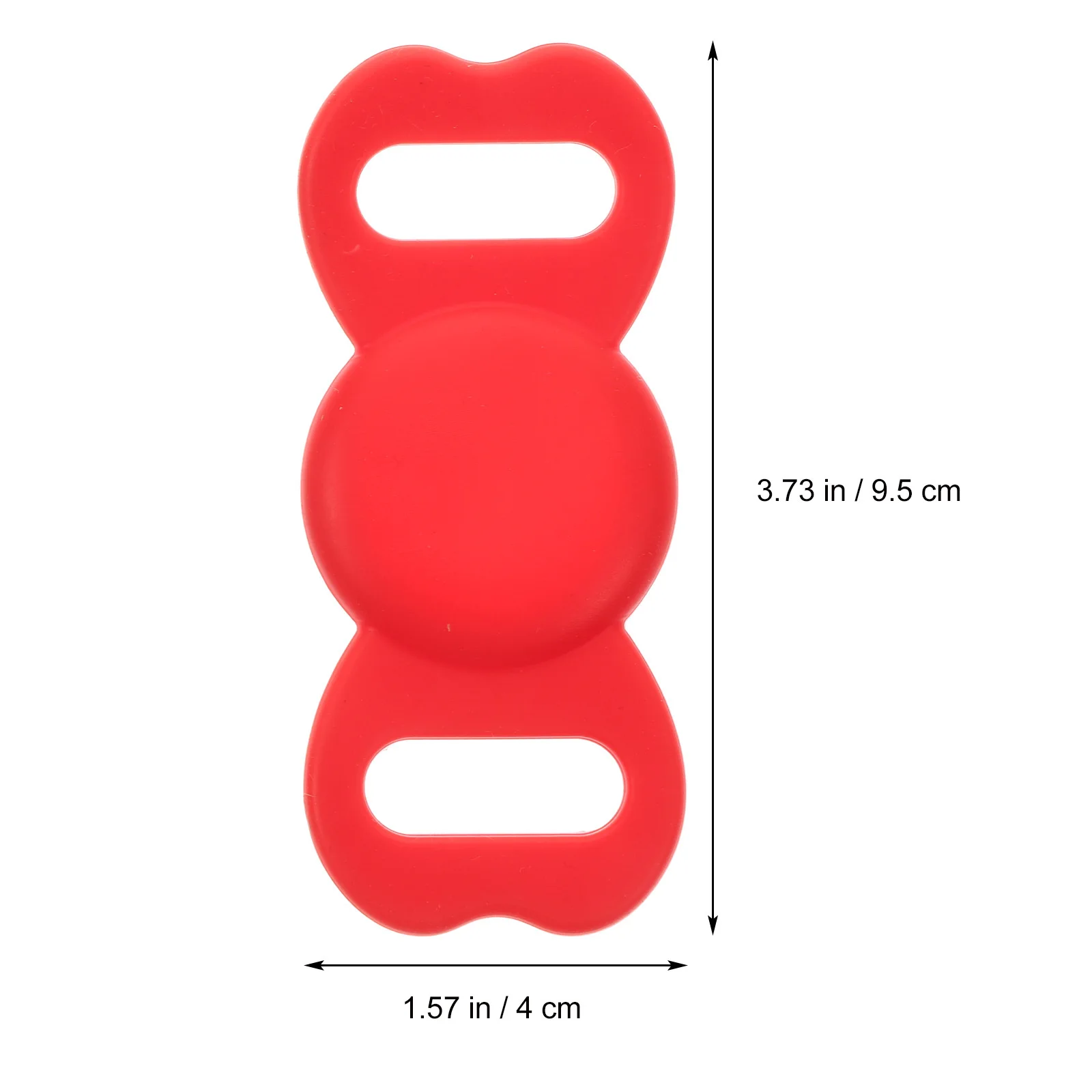 

2Pcs Pet Protective Covers Silicone Anti-Lost Durable Lightweight Keychain Holders Tracer Protective Cases Compatible