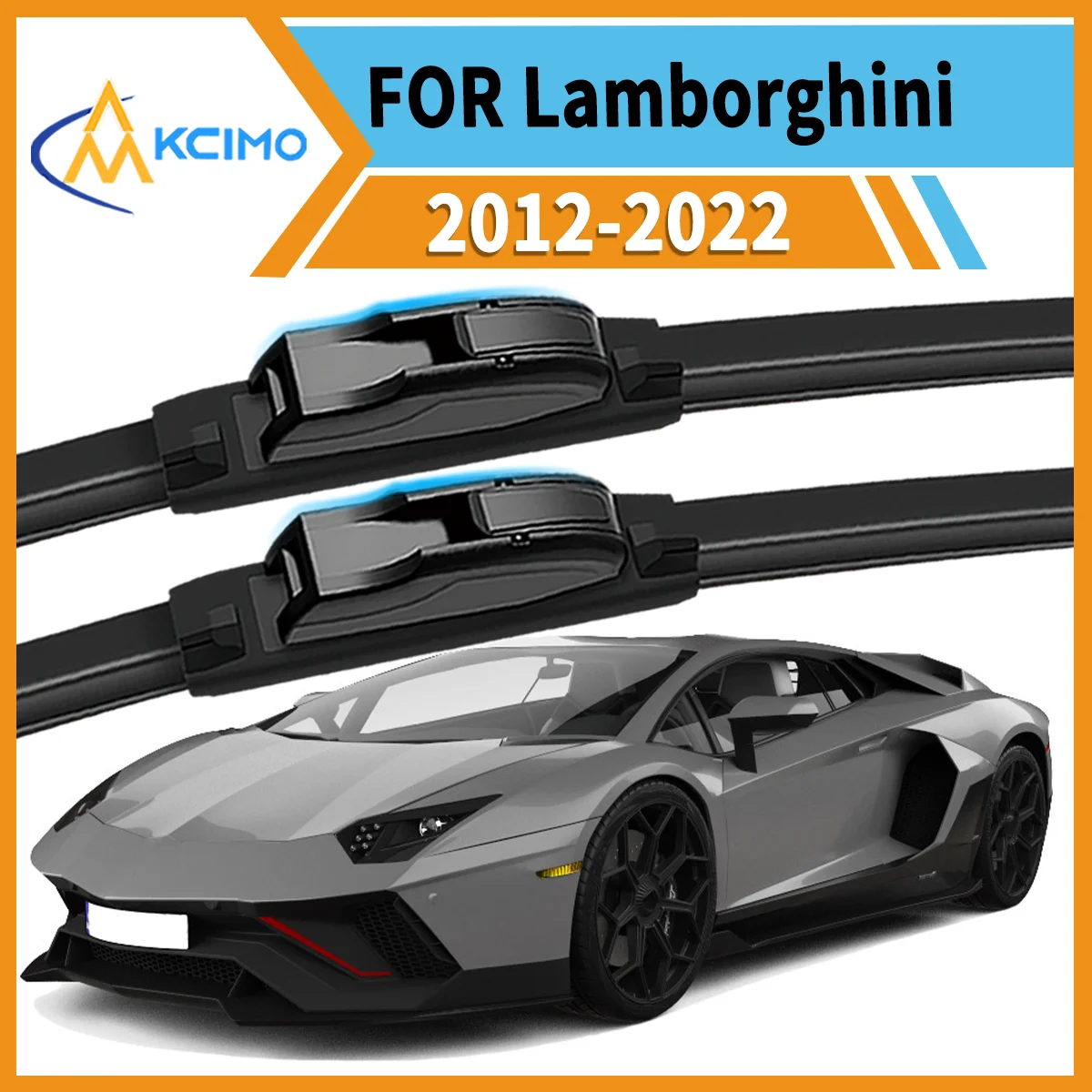 

Drive Safely Anytime 2PCS Front Wiper Blades for Lamborghini Aventador 2012–2022 All-Weather Clarity Durable Easy Installation
