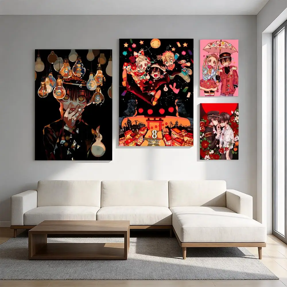 Animation T-Toilet-bound Hanako-kun Poster Premium HD Self-Adhesive Wall Decor – Peel & Stick, Residue-Free