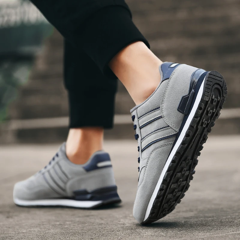 High Quality Men's Sneakers Leather Casual Shoes Autumn 2024 New Breathable Men Shoes Tenis Male Flat Shoe Zapatillas Hombre image 6