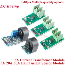 1-10Pcs AC Current Sensor ZMCT103C High Precision Transformer Single-Phase Power 5A 20A 30A Hall Module ACS712 For Arduino