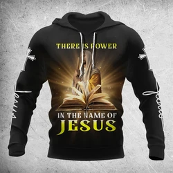 2024 Spring And Autumn New Men's Fashion 3D Jesus Madonna Print Hooded Sweatshirt Hoodie Loose Casual Daily Street Top Pullovers