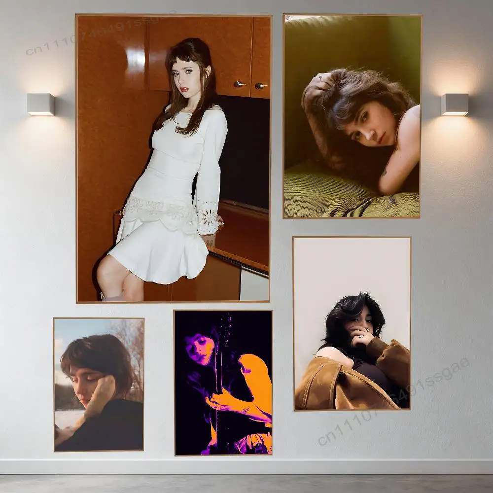 C-Charm Singer C-Clairo Retro Fashion Pictorial Poster Sticky Poster Paper Sticker DIY Room Bar Cafe Wall Decor Gift