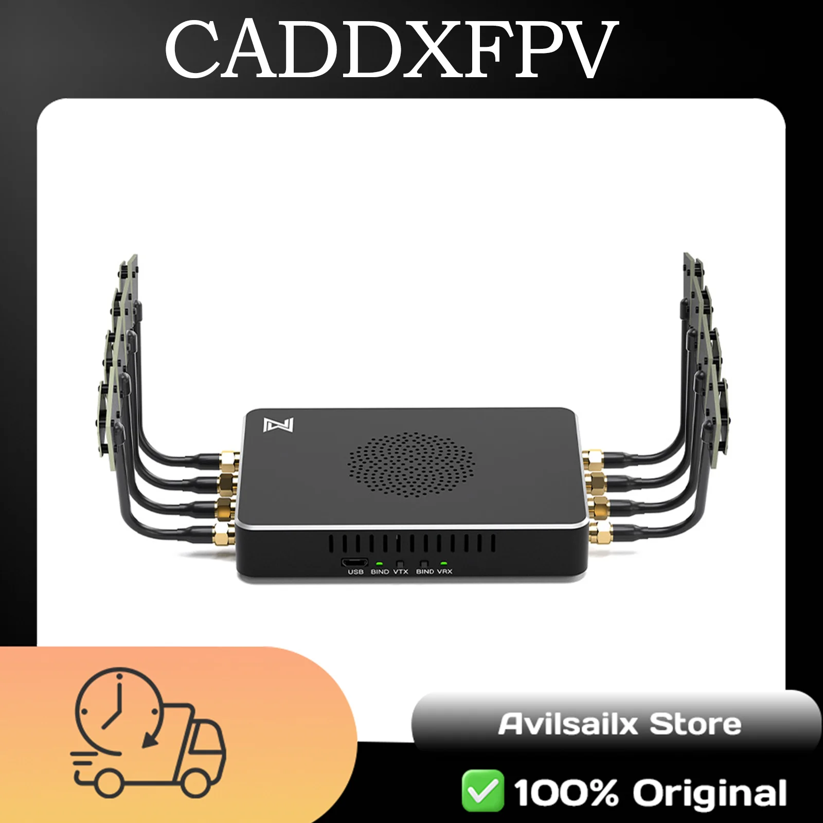 

Ретранслятор аватара Caddx Walksnail: усилитель сигнала FPV, расширяет диапазон и улучшает видео для самостоятельных/гоночных дронов. Универсальная посадка.