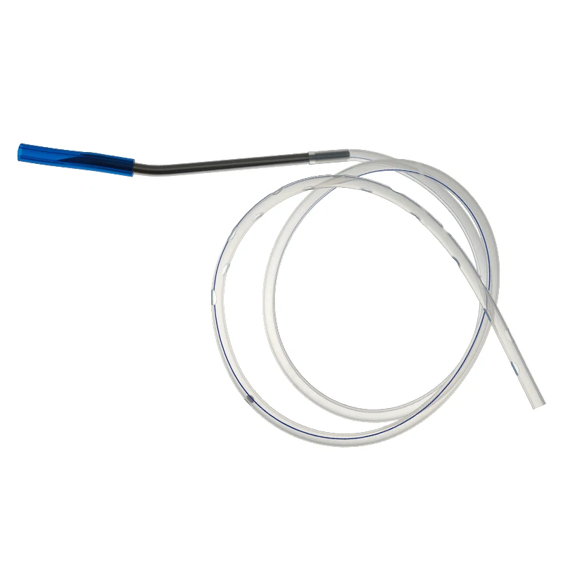 KranVer 10PCS Medical Silicone Round Perforated Drain Tube Drainage Tube with Needle For Wound Drainage Surgical Supplies