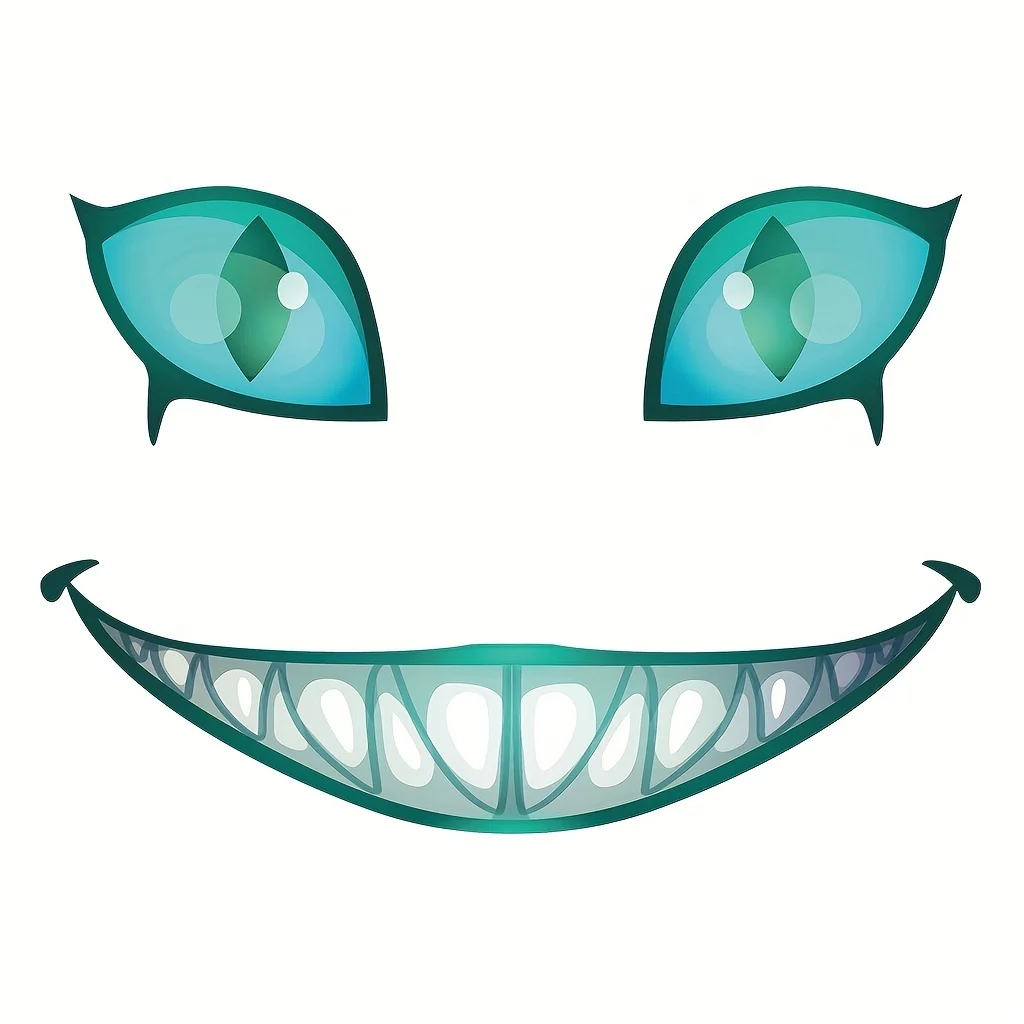 1pc Glow-in-the-dark cute strange expression wall stickers durable home art decoration, suitable for home, bedroom
