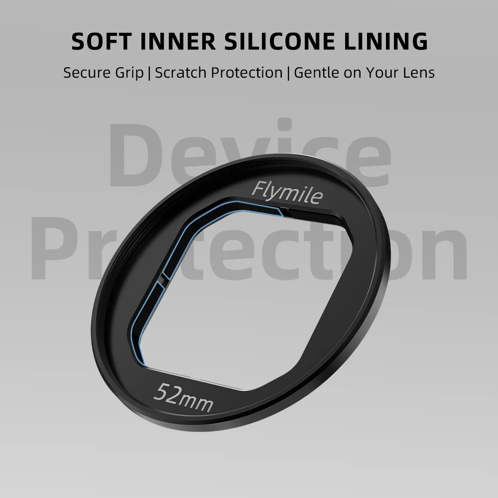 Flymile Ace Pro 2 حامل مرشح جبل عدسة تصفية كليب ل Insta360 Ace Pro 2 اكسسوارات 52/49 مللي متر مرشحات الإطار محول