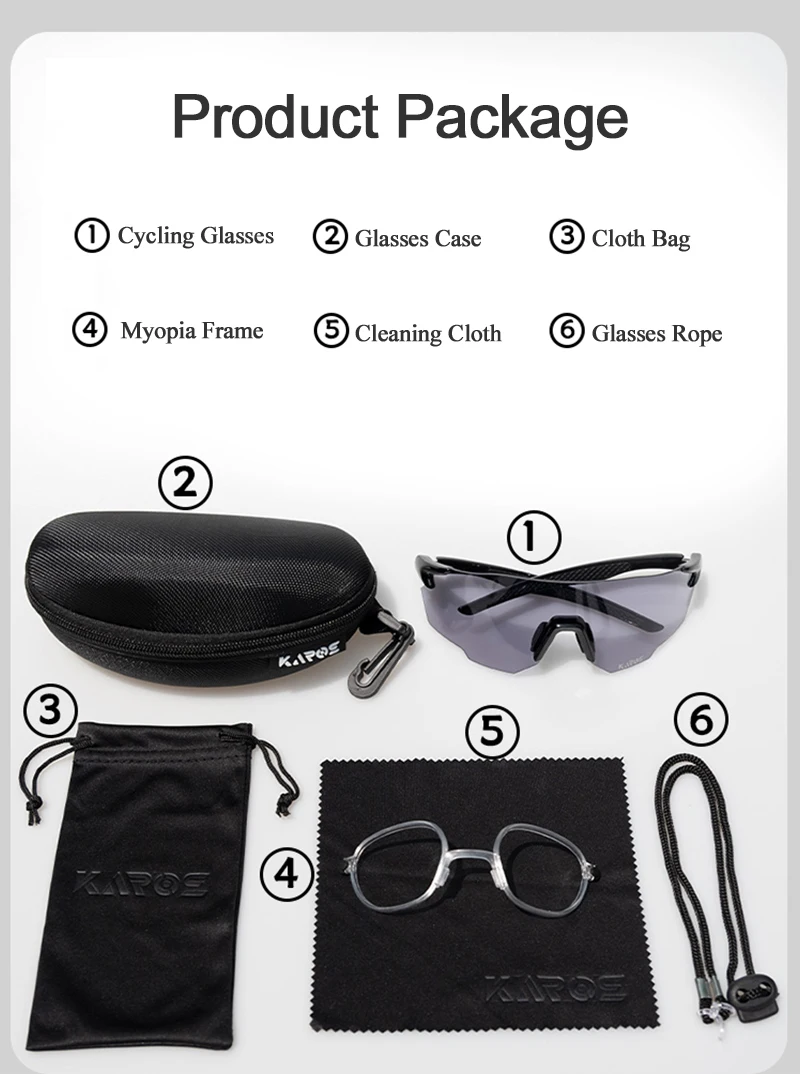 KAROS Photochrome Fahrradbrille für MTB, Rennrad, UV400, adaptive Linse, Antibeschlag, Sport-Sonnenbrille, Herren und Damen, Outdoor-Reitausrüstung – Detail 8