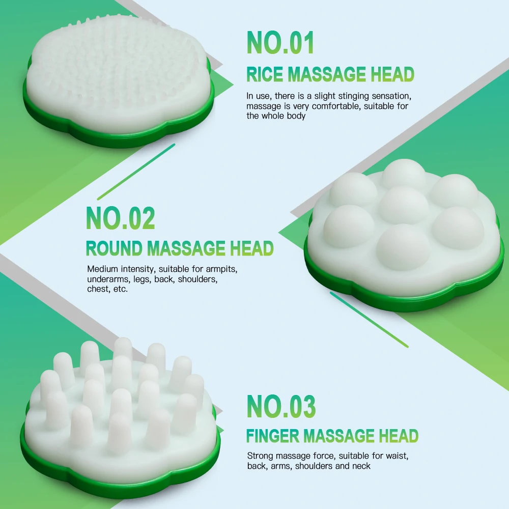 Massageador de tecido profundo 3d portátil para alívio da dor relaxamento muscular queima de gordura emagrecimento dispositivo de massagem elétrica portátil