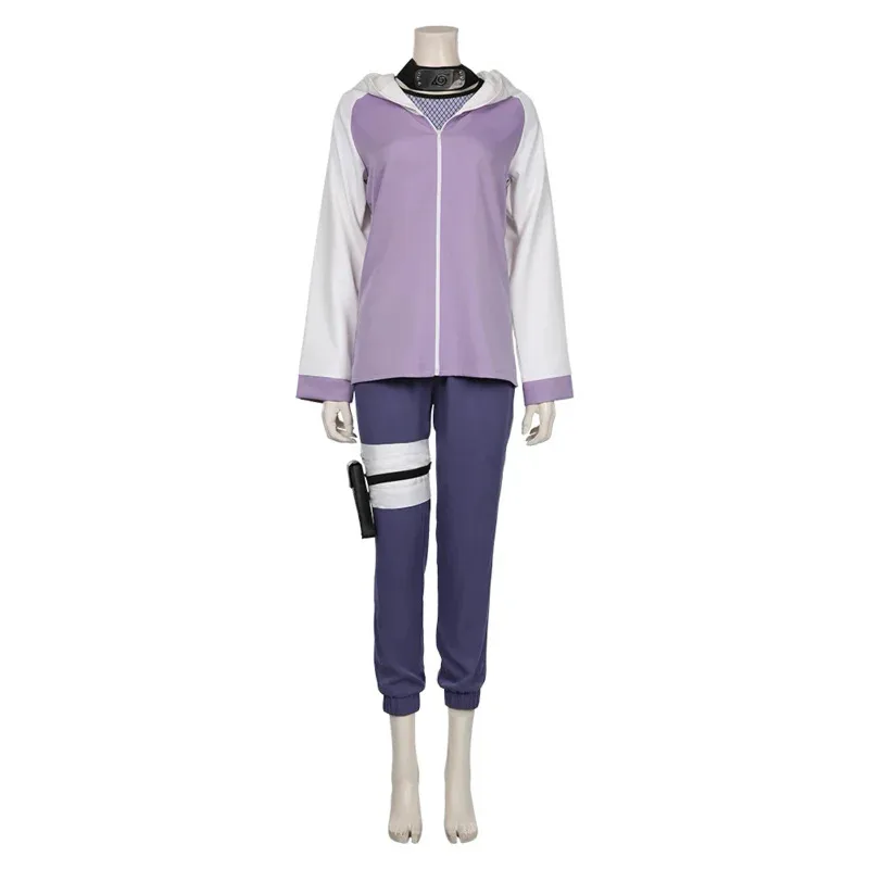 

Anime Hyuga Hinata Cosplay Costume Jacket Pants Outfits Halloween Party Suit Christmas Gift Cloth