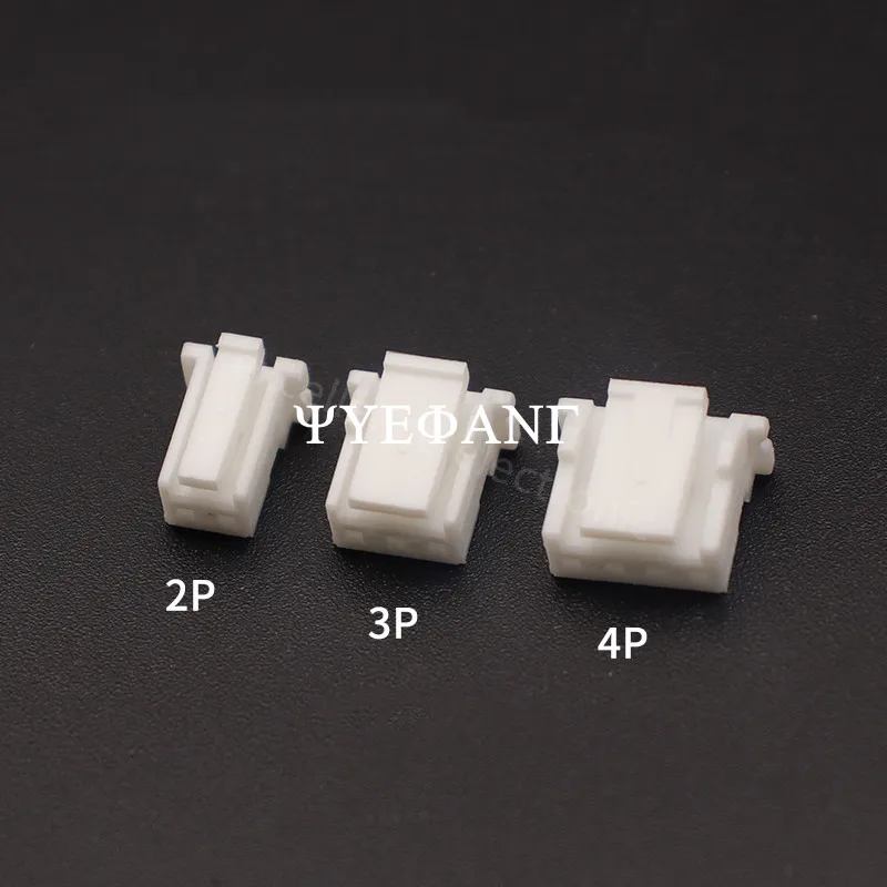 20PCS PA2.0 2p 3p 4p 5p 6p 8p Female Connector Buckle Plug Rubber Shell Connector Wiring Crimping Terminal Spring