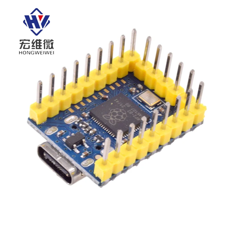Raspberry Pi Pico RP2040 Development Board Dual-core ARM Cortex M0+ Processor 2MB Flash USB Type-C Board