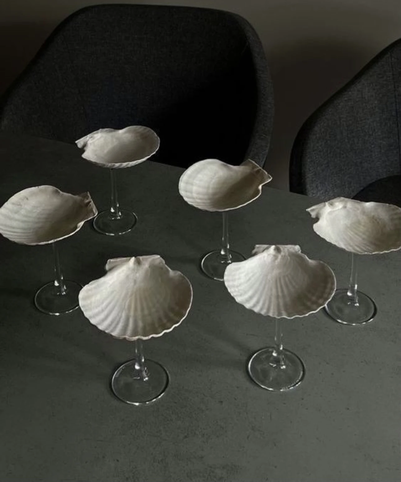 Handmade Natural Seashell Dessert Cocktail Cup Wedding Supplies Sweet Treat Tray Influencer Approved Barware Dining Utensils