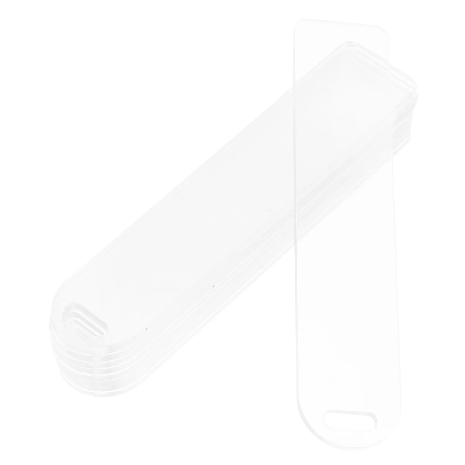 

10Pcs Transparent Acrylic Bookmarks Blank Clear DIY Bookmarks for Reading Crafts Gift and Decoration DIY Bookmark