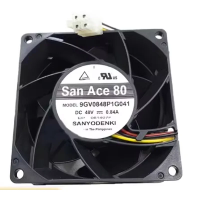 

SANYO DENKI 9GV0848P1G041 DC 48 В 0,84 А 80x80x38 мм 4-проводной охлаждающий вентилятор для сервера