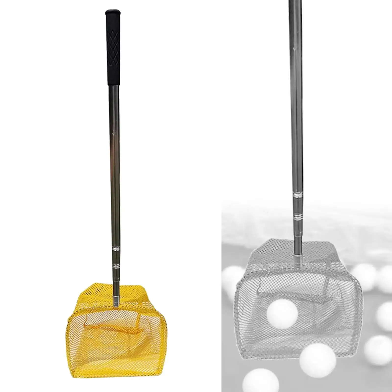

Portable Ping Pong Ball Picker Telescopic Scoop Net Ergonomic Collection Container for Training and Club Practice