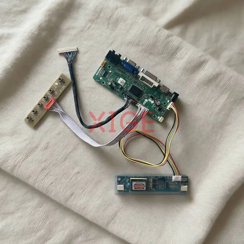 

For QD15XL11 QD15XL15 LP150X12 B150XN05 Matrix Controller Drive Board DIY Kit HDMI+DVI+VGA 2-CCFL 1024*768 1024x768 LVDS 30-Pins