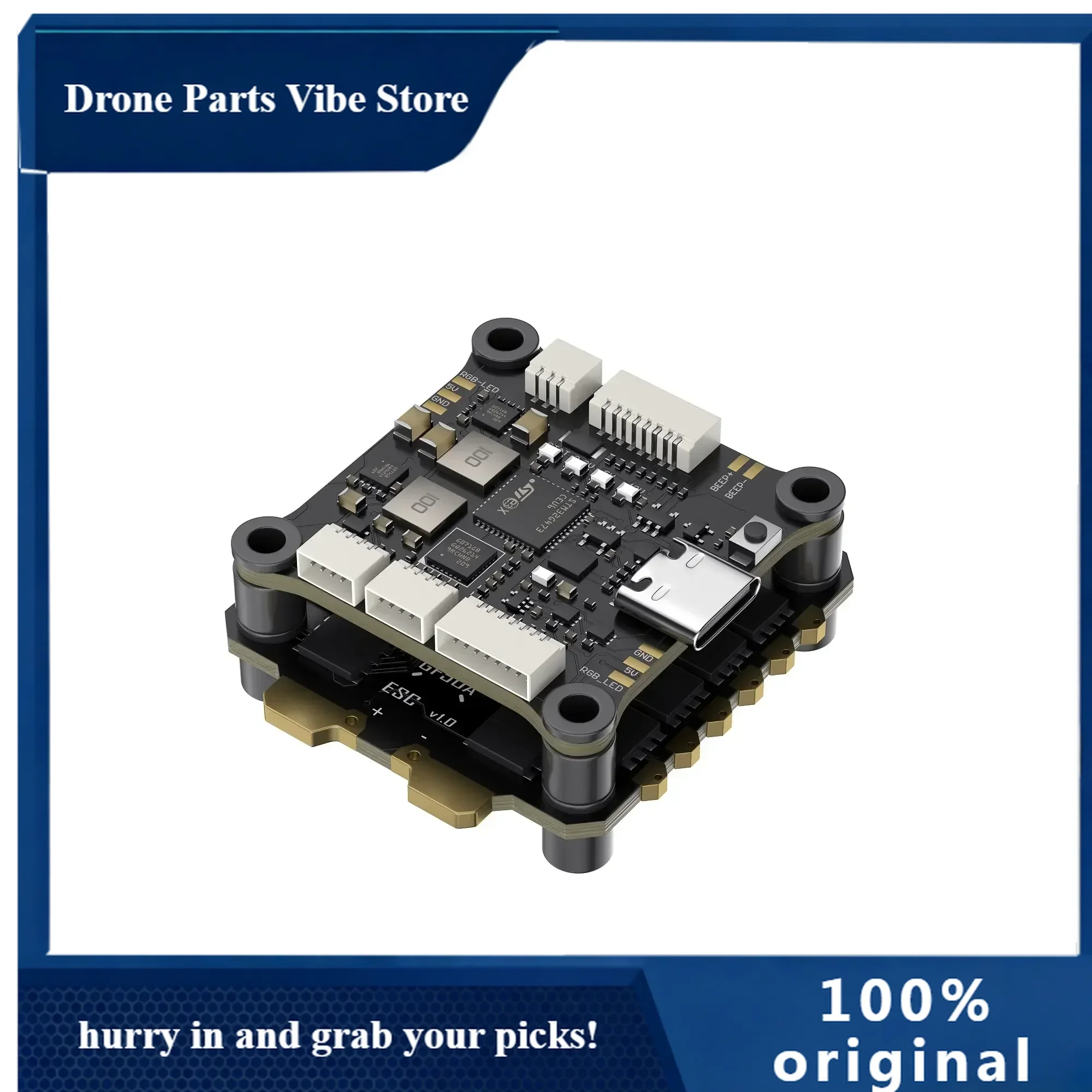 

APGEPRC Fettec G4 Alpha GF50A STACK - 30.5X30.5mm