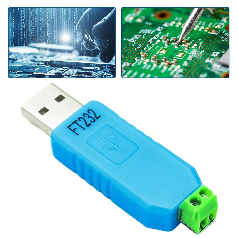 USB To RS485 485 Converter Adapter Support Win7 Win10 XP Vista Linux  OS WinCE5.0 USB To RS485 Serial Adapter