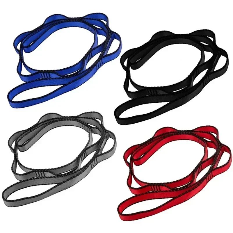 Yoga Swing Aerial - 吊り下げロープ、クライミングロープ、菊型ヨガストレッチベルト、エクステンダーストラップロープ、エアリアルヨガ、ハンモック、スイング、フライング、反重力用