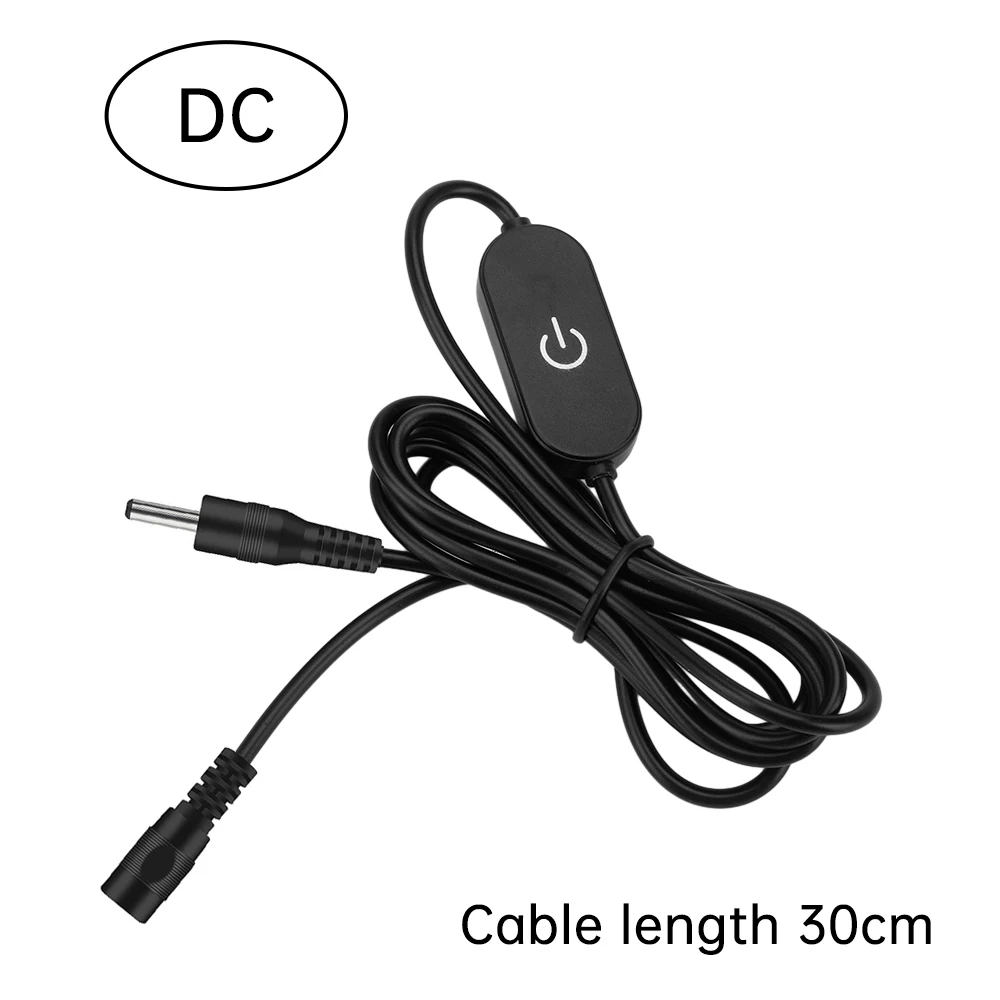 DC12V-24V 5V USB Touch Dimming Switch Cable 1.5M USB 2A to 2 Wire Output Dimmer Controller for Single Channel LED Strip Lights