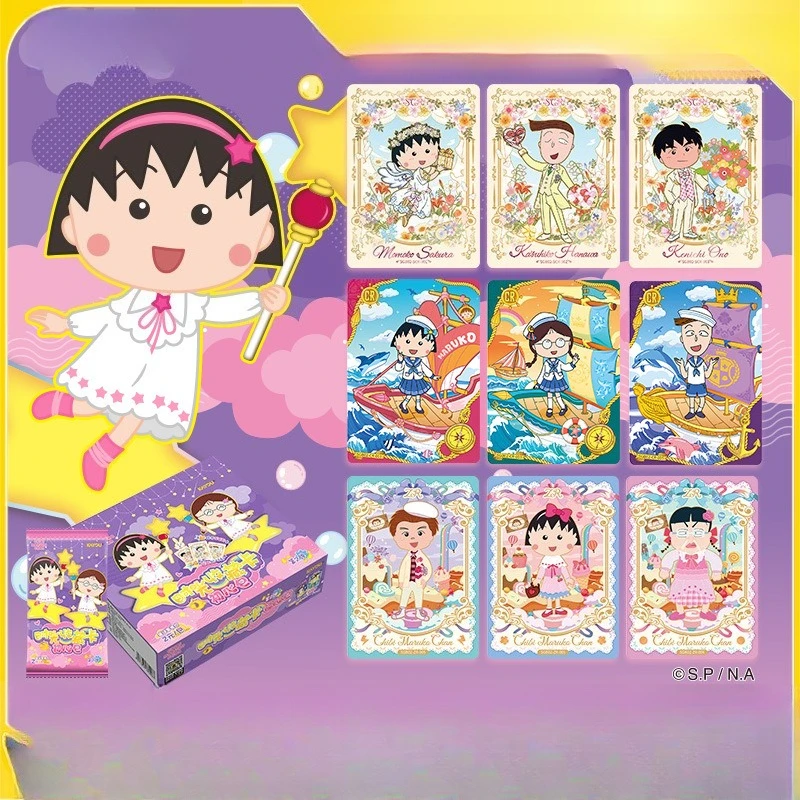 

Cherry Maruko Card 2 First Time Collection Card Full Box Anime Girlfriend Gift Card Game Y2k Fashion Toys Anime Cartoon