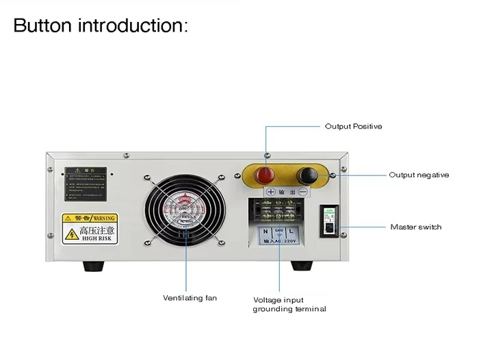 3000 واط 6000 واط-10000 واط تحويل التيار الكهربائي 0-1000 فولت الجهد العالي 0-100Amp قابل للتعديل الصناعية للبرمجة تيار مستمر امدادات الطاقة #4