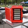 Red 90L With 6 Trays