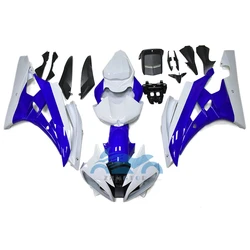 Motorcycle for YAMAHA YZF1000 R6 2006 2007 Full Fairing Kit Bright Blue White Bodywork Cowling Injection r6 06 07