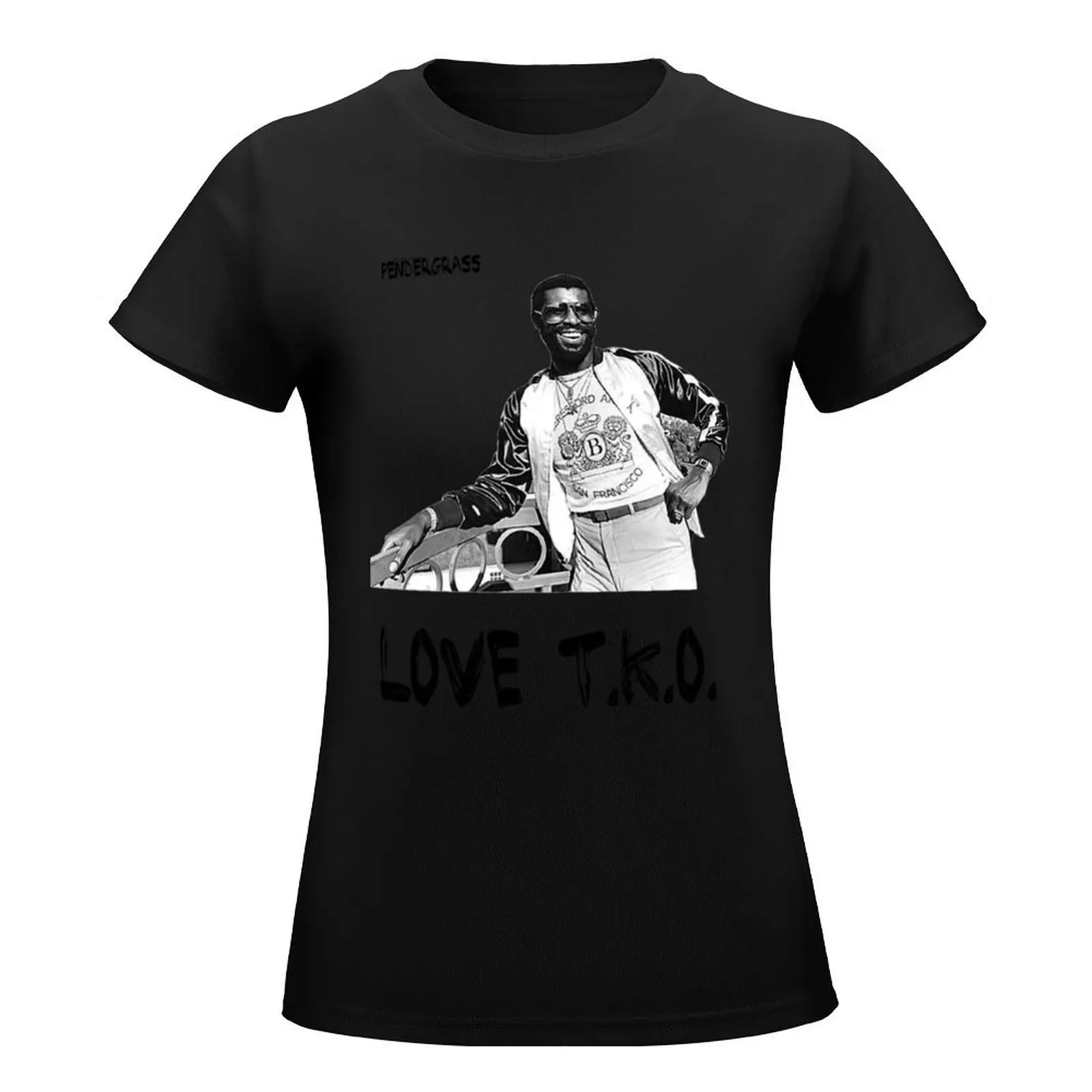 Teddy Pendergrass T-Shirt hippie clothes anime clothes Woman clothing