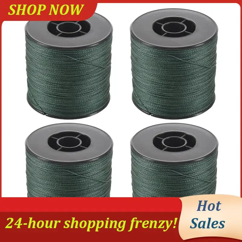 

AB31-4Pcs 500M 100LB 0.5Mm Super Strong Braided Fishing Line PE 4 Strands Color:Dark Green