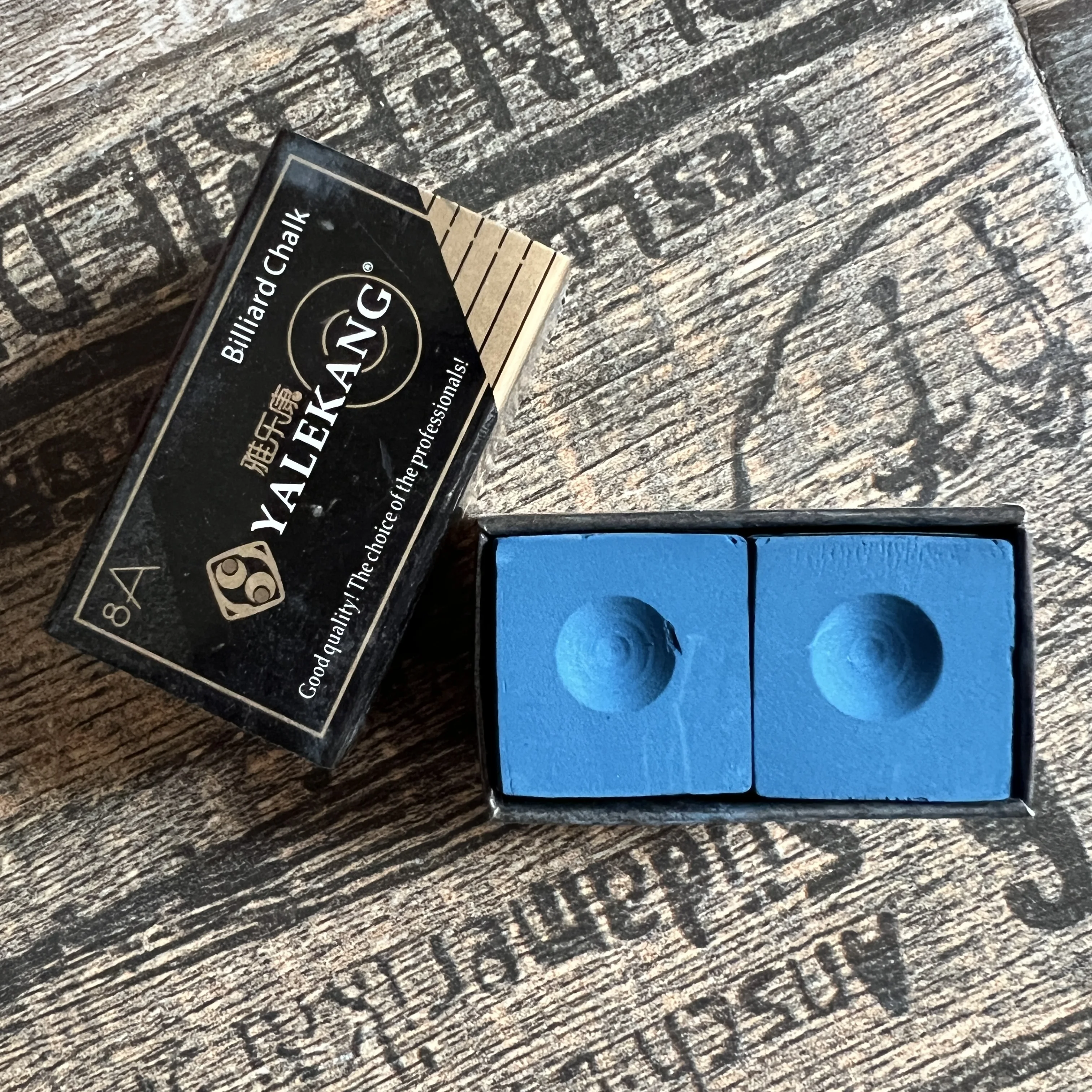 2er-Pack Premium Hybrid Billardkreide Blau Staubfrei Feine Textur für Maximalen Grip und Kontrolle Ideal für Pool und Snooker – Detail 6