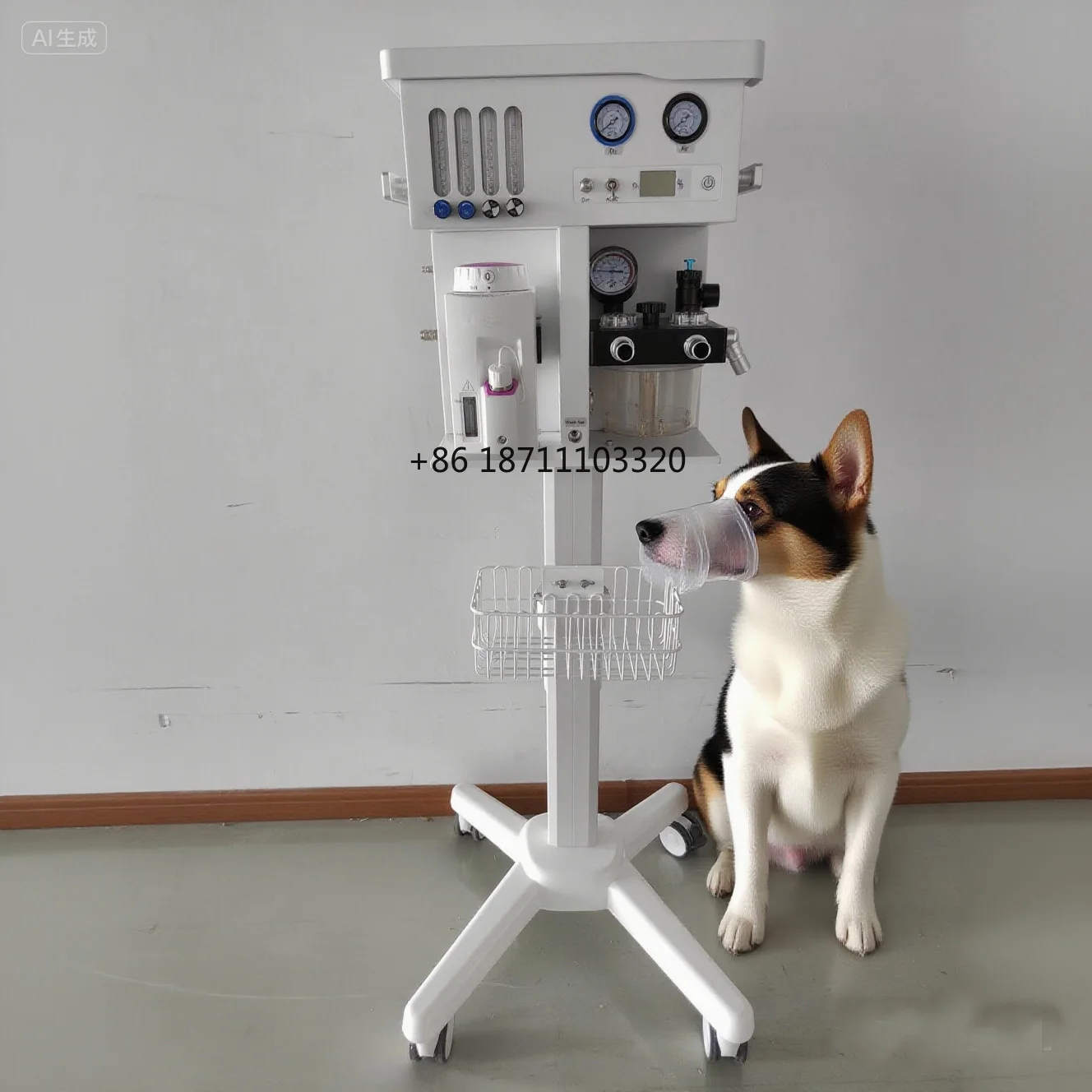 Veterinary Anaesthesia Machine Anesthesia Device with Ventilator for Pet Clinic