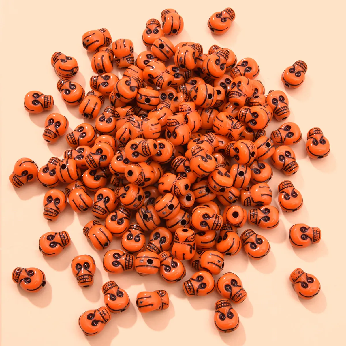 150pcs Skull Beads for Jewelry Making – DIY Craft Beads for Necklace, Bracelet, Ramadan & Christmas Gifts