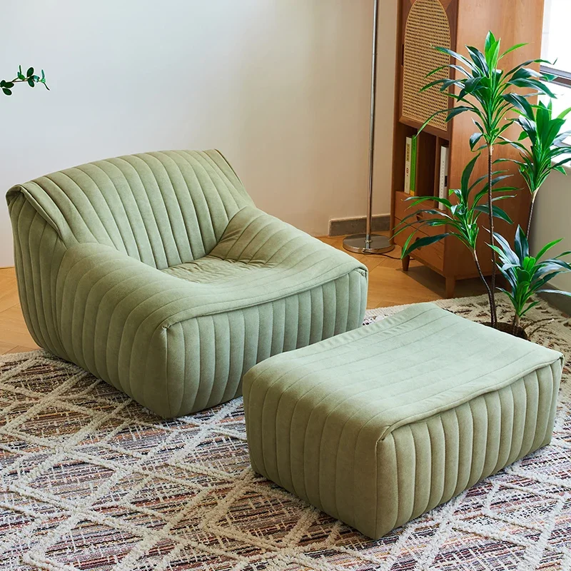 

Green Living Room Chair Modern Lumbar Support Lounge Recliner Chair Single Lazy Sofa Muebles De La Sala Room Decoraction