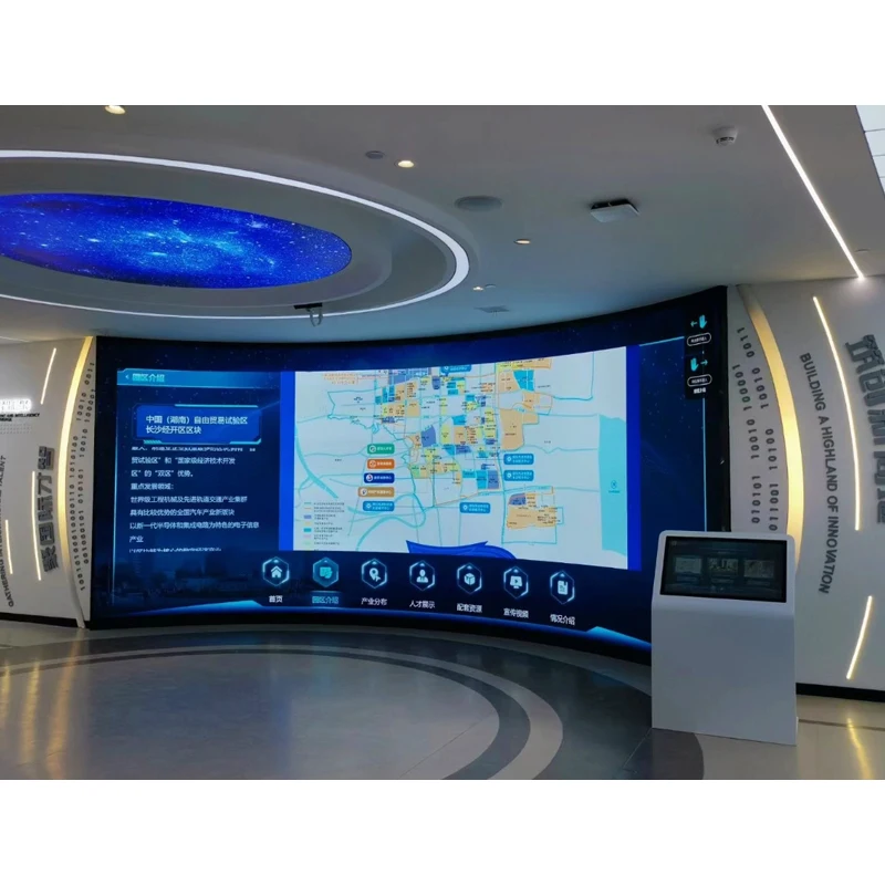 Waterproof Custom LED Displays Wholesale Customized Panel 1.8mm Pitch Screen Indoor Curved PanelsChip On BoardTransp