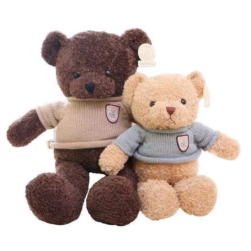 Barcelona Bear Doll 30cm 20 bear plush toys with soft filling animals Claire wears clothes Big Bear Girl Boy Cute birthday gift